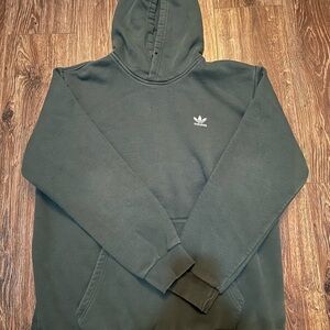 Green Heavy weight adidas hoodie